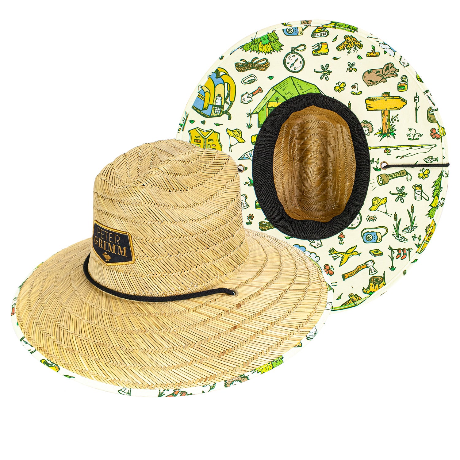 Camping Straw Lifeguard Hat Doba Default